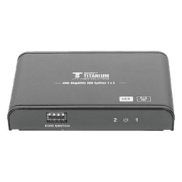 Divisor (Splitter) HDMI 4K de 1 Entrada a 2 Salidas (Simultaneas) / Soporta 4K×2K / Ajuste de resoluciones EDID / HDR / HDMI 2.0 /  HDCP 2.2  / Soporta formatos de Audio Dolby Digital / Longitud del cable de entrada y salida ≤10m.