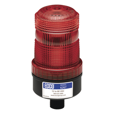 Mini baliza de LED color rojo montaje permanente SAE Clase III