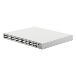Switch PoE+ Administrable CentreCOM GS980M, Capa 3 de 48 puertos 10/100/1000Mbps + 4 SFP Gigabit, 740 W