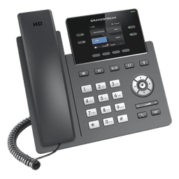 Teléfono IP Grado Operador, 4 líneas SIP con 2 cuentas, pantalla a color 2.4", codec Opus, IPV4/IPV6 con gestión en la nube GDMS
