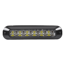 Luz perimetral , 12 LEDs Ultra Brillantes, color Rojo / Claro