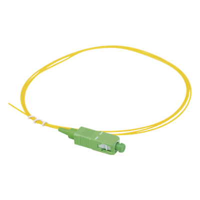 Pigtail de Fibra Óptica / SC/APC / Monomodo G.652D / Simplex / 1 m (3.28 ft) / Tight Buffer 900 µm
