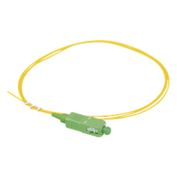 Pigtail de Fibra Óptica / SC/APC / Monomodo G.652D / Simplex / 1 m (3.28 ft) / Tight Buffer 900 µm