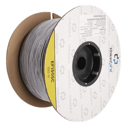 Carrete de Fibra Óptica Monomodo con Conectores SC-SC Duplex, Reforzada con Kevlar, de 150 Metros (492.13 Pies), Para Instalaciones Subterráneas por Tubería