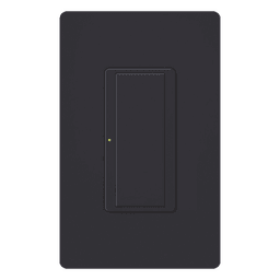 Interruptor inalámbrico Maestro Wireless / 8 A iluminación / 120-277 V / sin neutro / ventilador 1/10 HP a 120 V / Midnight / Vive y Pico