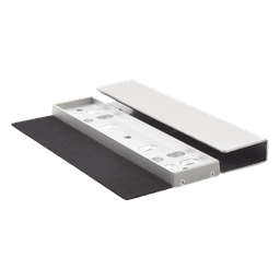 Montaje Tipo U para Puerta de Vidrio / Ajustable 9~13 mm / Compatible con Chapa Electromagnética / Instalación Rápida