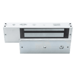 Chapa Magnética Electromagnética / 1200 lbs (544.3 kg) / Doble Voltaje 12/24 VCC / Sensor de Placa / LED Indicador / Interior
