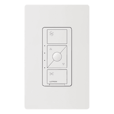 Control de Velocidad de Pared / 1.5 A / 120 V / Unipolar / Neutro Requerido / Velocidad Favorita / Blanco