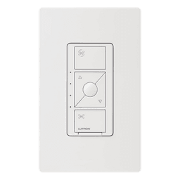 Control de Velocidad de Pared / 1.5 A / 120 V / Unipolar / Neutro Requerido / Velocidad Favorita / Blanco