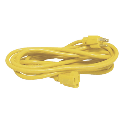 Extensión Eléctrica de Uso Rudo Aterrizada 30 metros / Color Amarillo.
