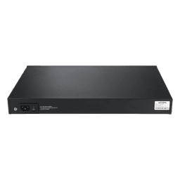 Switch PoE (802.3af/at/bt) / No administrable de largo alcance / Hasta 250m / Con 24 x 10/100Mbps + 2 x SFP Gigabit Combo / 250 W