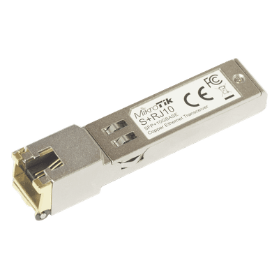 S+RJ10 - 10M, 100M, 1G, 2.5G, 5G, 10G en RJ-45 hasta 10 Gbps
