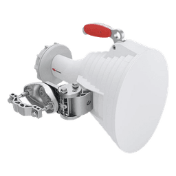 Antena asimétrica de 30° (30°H 20°V) 20.5 dBi tipo cuerno 5180-6000 MHz altamente eficiente, sin cables, sin perdidas, sin lóbulos listas para TwistPort