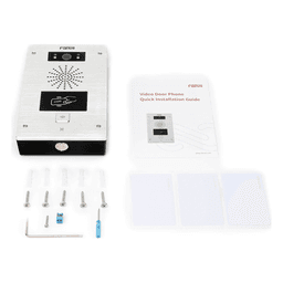 Video portero IP, 2 líneas SIP, 2 relevadores, lector de tarjeta RFID, Compatible con NVR Hikvision por Onvif, con botón para llamada, anti-vandálico, PoE, IP65 e IK10, PoE