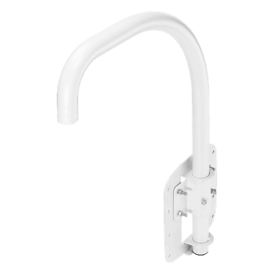 Montaje para Muro o Azotea / Aluminio de Alta Resistencia / Interior y Exterior / Cuello de Ganso / Compatible con Cámaras Domo