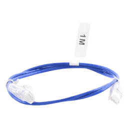 Cable de Parcheo Slim UTP Cat6 - 1 Metro (3.28 Pies), Azul, Diámetro Reducido (28 AWG)