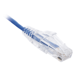 Cable de Parcheo Slim UTP Cat6 - 2 Metros (6.56 Pies) Azul Diámetro Reducido (28 AWG)