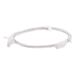 Cable de Parcheo Slim UTP Cat6 - 1.5 Metros (4.92 Pies) Blanco Diámetro Reducido (28 AWG)