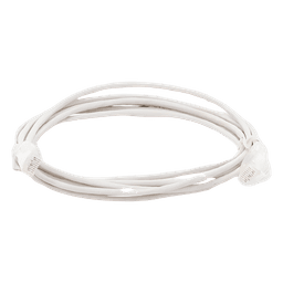 Cable de Parcheo Slim UTP Cat6 - 3 Metros (9.84 Pies) Blanco Diámetro Reducido (28 AWG)