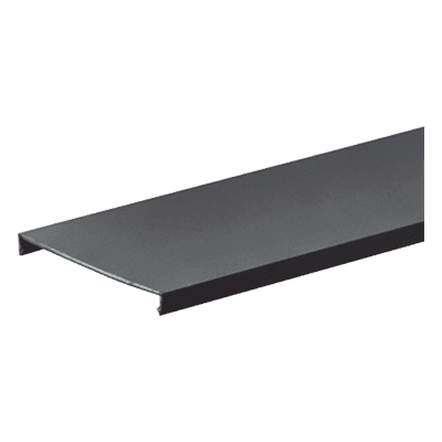 Tapa para Canaleta Ranurada / 3 in Ancho / 1828.8 mm Largo / 6 ft Largo / UL94 V-0 / PVC Sin Plomo / Negro