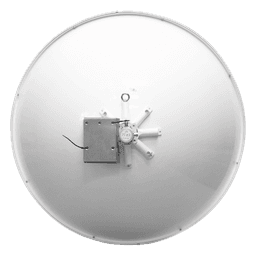 Antena Direccional de Alto Rendimiento/ Parábola profunda para mayor aislamiento al ruido  / 3 ft / 4.9 a 6.1 GHz / Ganancia de 32.1 ± 1 dBi / Soporte de acero inoxidable / polaridad en 90 ° y 45 ° / Incluye montaje.