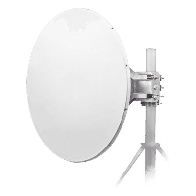 Antena Parabólica Direccional / Dual Polarización Simultánea / 4.9 a 6.1 GHz / Ganancia 35 dBi / Plato Profundo 1.2 m (3.9 ft) / F/B 53 dB