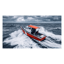 Radio Móvil Marino VHF / 25W / IPX4 / DSC Clase D con GPS / Pantalla LCD / Negro