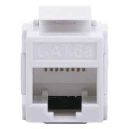 Acoplador UTP / Cat6A / RJ45 Hembra a Hembra / 10 Gbps / 500 MHz / Blanco