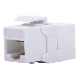 Acoplador UTP / Cat6A / RJ45 Hembra a Hembra / 10 Gbps / 500 MHz / Blanco