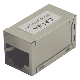 Acoplador STP / Cat6A / RJ45 Hembra a Hembra / Blindado / 2 Puertos / 10GBase-T