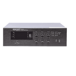 Mini Amplificador de Audio Mezclador | 240W RMS | Sistema 70/100V | MP3 | Tuner | Bluetooth | Musica ambiental y Voceo