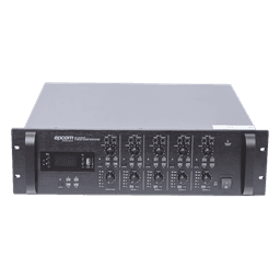 Mezclador Amplificador de Audio - 4 zonas de 240W RMS Hasta 960W | 4 Canales | 5 Entradas | MP3 Tuner USB/SD | 1 Entrada de Micrófono 