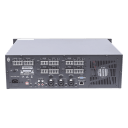 Mezclador Amplificador de Audio - 4 zonas de 240W RMS Hasta 960W | 4 Canales | 5 Entradas | MP3 Tuner USB/SD | 1 Entrada de Micrófono 
