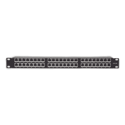 Panel de Parcheo Precargado / 48 Puertos / Cat6A Blindado / 1U Rack / T568A-B