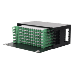 Distribuidor de Fibra Óptica / 72 Fibras / 19" / 4U / 6 Bandejas Deslizables / Vacío