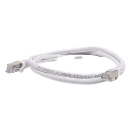 Patch Cord / Cat6A Blindado / 10G / 1.0 m (3.28 ft) / 500 MHz / AWG 27 / Blanco