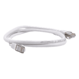 Patch Cord / Cat6A Blindado / 10G / 1.0 m (3.28 ft) / 500 MHz / AWG 27 / Blanco