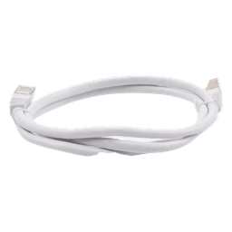 Patch Cord / Cat6A Blindado / 10G / 1.0 m (3.28 ft) / 500 MHz / AWG 27 / Blanco