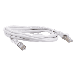 Cable de Parcheo / Cat6A / S/FTP / 10Gbps / 2m (6.56 ft) / Blindado / AWG 27 / RJ45 / Blanco