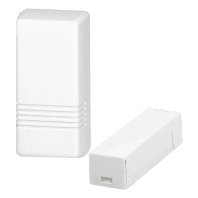 Transmisor Inalámbrico para Puerta o Ventana / Doble Zona / Reed Switch con Magneto / Batería de Litio 3V / Carcasa Compacta