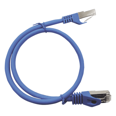 Patch Cord / Blindado / Cat6A / 10G / 3.0 m (9.84 ft) / Azul