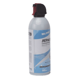Removedor de Polvo y Residuos / Aire Comprimido / 440 ml / Limpieza de Electrónicos / 15-20 cm Distancia Óptima / 0.49 ft-0.66 ft