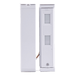 Sensor de Movimiento / Tipo Cortina / Ajuste de detección 2m o 5m / 100% Exterior / Inalambrico (Alimentación)/Compatible con cualquier panel de alarma / Proteja fachadas, puertas, ventanas, balcones y mas!