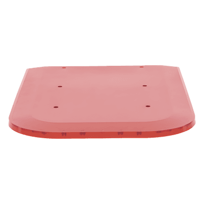 Domo lateral de reemplazo / Policarbonato rojo / Compatible X67 / 0.3 m (1 pie) aprox.