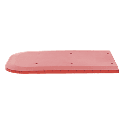 Domo lateral de reemplazo / Policarbonato rojo / Compatible X67 / 0.3 m (1 pie) aprox.