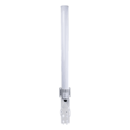 Antena Omnidireccional en 2.4 GHz, Rango de Frecuencias (2.3 - 2.5 GHz), Ganancia de 10 dBi, Doble Polaridad MIMO 2x2, Incluye Jumpers