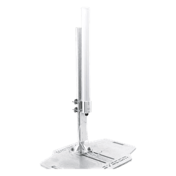 Antena Omnidireccional en 2.4 GHz, Rango de Frecuencias (2.3 - 2.5 GHz), Ganancia de 10 dBi, Doble Polaridad MIMO 2x2, Incluye Jumpers