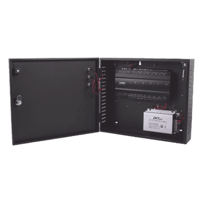 Controlador de Acceso 2 Puertas / 3,000 Huellas 30,000 Tarjetas / TCP/IP / Gabinete y Fuente 12V 5A