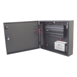 Controlador de Acceso 4 Puertas / 3,000 Huellas 30,000 Tarjetas / TCP/IP / Gabinete Metálico y Fuente 12V 5A