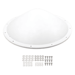 Kit de Antena y Radomo / 28 dBi / 4.9 a 6.5 GHz / N-Macho / Alcance 15 km / Cables RF Incluidos
